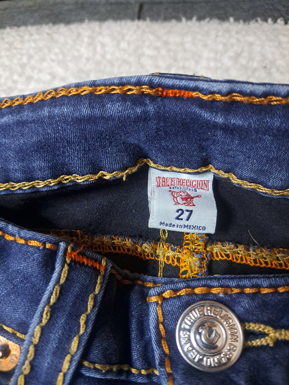 True Religion Women's Dark Blue Denim Jeans - 27